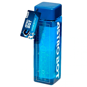 Botella cuadrada de plastico Astro Bot de 500 ml (REACONDICIONADO)