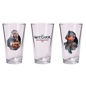Set de Vasos de Pinta The Witcher: Geralt y Ciri (REACONDICIONADO)