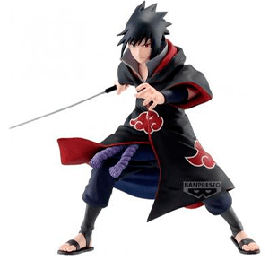 Figura Naruto Vibration Stars Uchiha Sasuke IV de 15 cm (REACONDICIONADO)