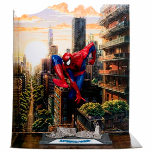 Figura marvel Spiderman posada de 18 cm (REACONDICIONADO)