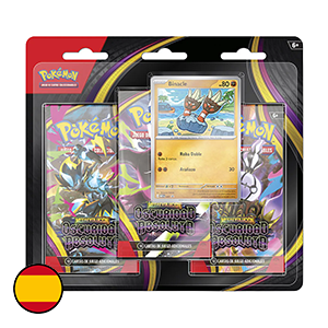 Pack de Expansion con 3 sobres de cartas Pokemon Julio 2026 (Castellano)
