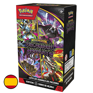 Lote de 6 Sobres Pokémon Megaevolución Oscuridad Absoluta (Castellano)