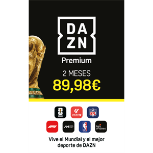 Código DAZN 2 Meses Premium Suscripción + Mundial