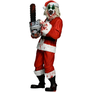 Figura Terrifier 3 Action Figure Ultimate Santa Suit Art the Clown (Bloody Version) de 18 cm