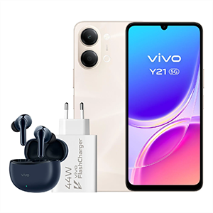VIVO Y21 Bundle 4/256Gb + Auriculares + Cargador 44w Negro