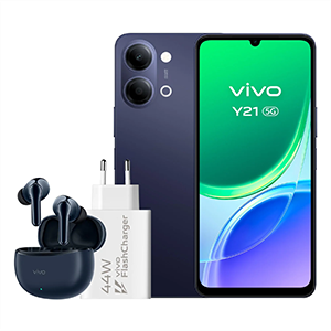 VIVO Y21 Bundle 4/256Gb + Auriculares + Cargador 44w Oro