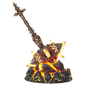 Réplica World of Warcraft Sulfuras, Hand of Ragnaros de 25 cm