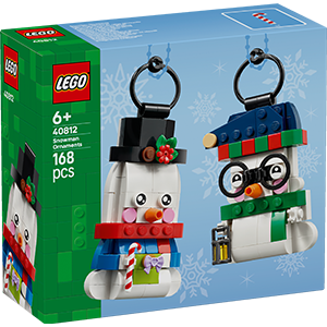 LEGO Adornos de Muñecos de Nieve 40812