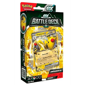 Caja Mazos de Batalla Ex Ampharos Lucario (Inglés) (REACONDICIONADO)