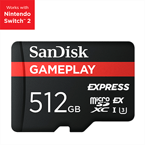 Sandisk GamePlay MicroSD Express 512GB - Tarjeta Memoria (REACONDICIONADO)