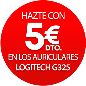 Descuento 5€ para auriculares Logitech G325