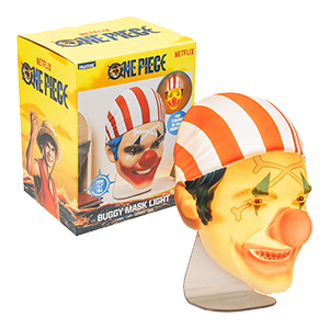 Lámpara One Piece Buggy Mask de 19 cm