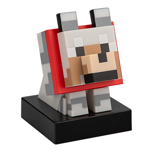 Figura con luz Minecraft Wolf Icon Light de 11 cm