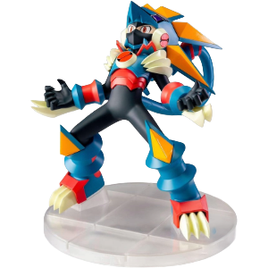 Figura Mega Man Battle Network Luminasta Mega Man Gregar Beast de 17 cm