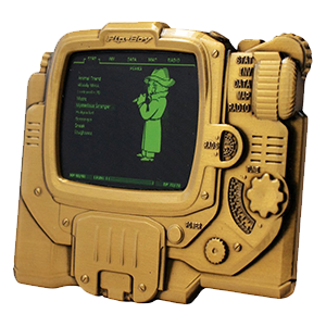 Lingote Fallout Pip-Boy Limited Edition Lenticular Mysterious Stranger Variant