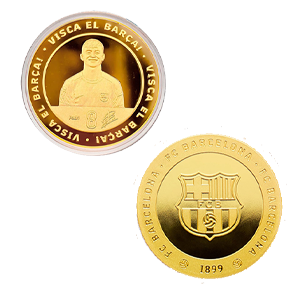 Moneda dorada FC Barcelona Edición Especial Pedri “Classic 2025-26”