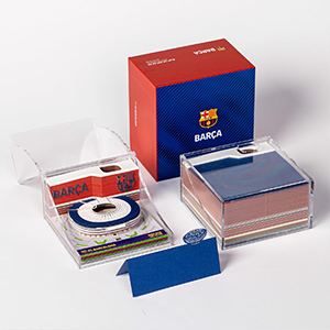 Bloc de notas FC Barcelona con Escultura en 3D del Estadio Spotify Camp Nou
