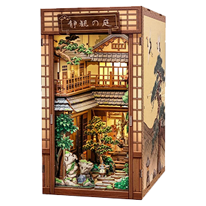 Maqueta Book Nook Serene Courtyard 22 x 12 cm