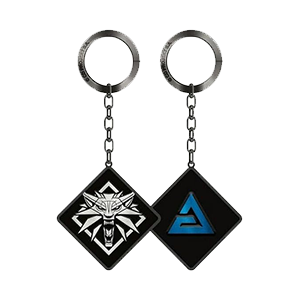 Llavero metalico The Witcher 3 AARD Symbol