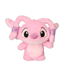 Colgante 3D de peluche Disney Stitch Angel para bolsos y mochilas