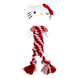 Mordedor para perro Cuerda Hello Kitty para Merchandising en GAME.es