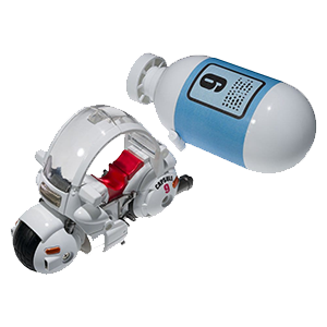 Figura Dragon Ball Changearts Hoi-Poi Capsule No. 9 Bulma´s Motorcycle de 8 cm