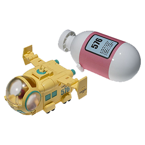 Figura Dragon Ball Z Changearts Action Figure Hoi-Poi Capsule No. 576 Bulma's Airplane de 8 cm