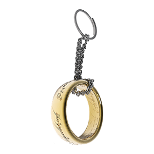 Llavero metalico 3D EL Señor de los Anillos El Anillo Único