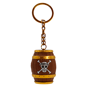 Llavero metalico 3D One Piece Barril