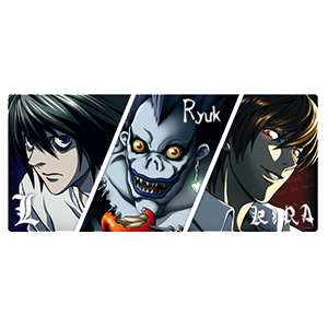 Alfombrilla XL  Death Note Triad  de 90x40 cm
