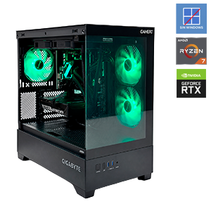 Gigabyte Game edit. 201D R7-5700X/32GB/1Tb/5070-12Gb/W11 (sin activar). Sobremesa gaming