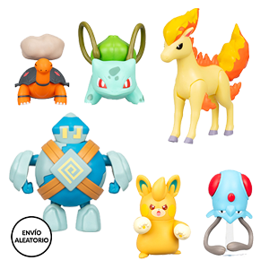 Pack de 2 figuras Pokémon Battle Pack de 5cm (surtido)