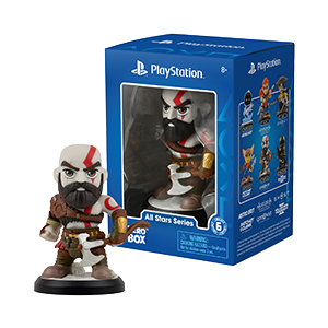Figura PlayStation God Of War Hero Box All Stars Series Kratos de 10 cm