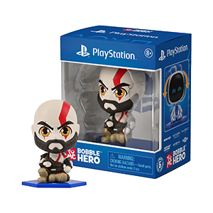 Figura con cabeza oscilante PlayStation God Off War Bobble Hero Kratos de 6,3 cm