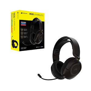 Corsair HS35 V3 Wireless Bluetooth Black PC - PS5 - PS4 - Switch - Movil - Auriculares Gaming