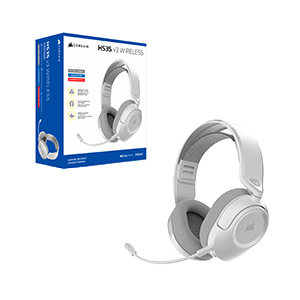 Corsair HS35 V3 Wireless White - PC - PS5 - PS4 - Switch - Movil - Auriculares Gaming