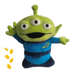 Hucha de Peluche Toy Story Alien de 20 cm