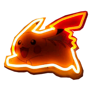 Lámpara de Pared Neón Pokemon: Pikachu 30cm (REACONDICIONADO)