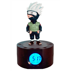 Reloj Despertador Naruto Shippuden: Kakashi 18cm (REACONDICIONADO)
