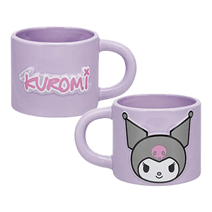 Taza Kuromi Embossed de 400 ml (REACONDICIONADO)