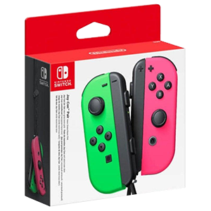 Joy-Con (set Izda/Dcha) Verde Neón/Rosa Neón - Batería Extraíble