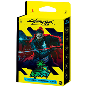 Mazo de cartas Starter deck Cyberpunk Embracing Power (ingles)