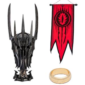 Replica Casco El Señor de los anillos 1/1 Museum Collection War Helm of Sauron de 76 cm