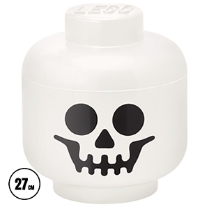 Caja de almacenaje LEGO Head Skeleton de 27 cm