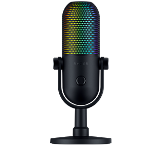 Razer Seiren V3 Chroma 32 bit DSP Black - Microfono Gaming
