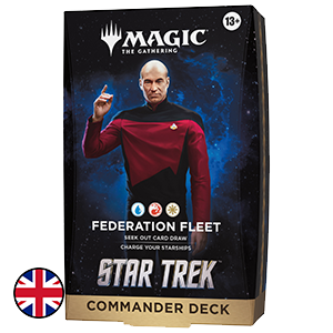 Mazo de cartas Magic: The Gathering Star Trek Commander Deck - Federation Fleet (inglés)