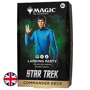 Mazo de cartas Magic: The Gathering Star Trek Commander Deck - Landing Party (inglés)