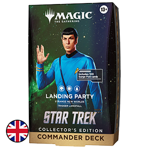 Mazo de cartas Magic: The Gathering Star Trek Commander Deck Collector - Landing Party (inglés)