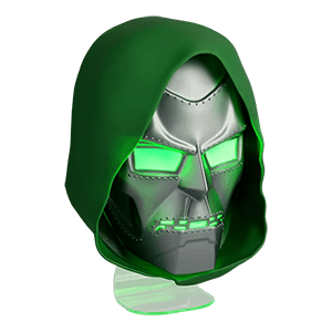 Lámpara decorativa Marvel Dr Doom Mask Light