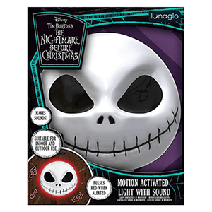 Lámpara decorativa Pesadilla antes de Navidad Jack Skellington Mask Light con sensor de movimiento
